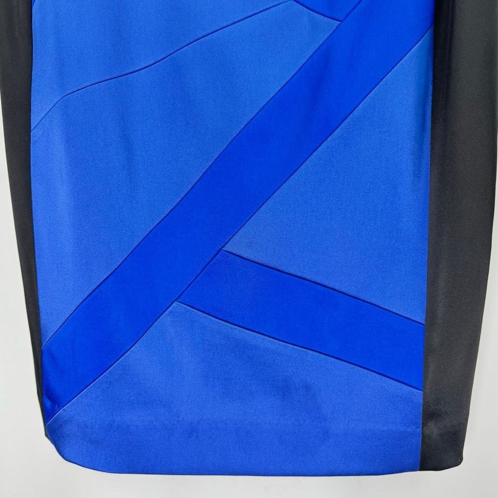 Split Shoulder Asymmetrical Colorblock Paneled Sh… - image 5